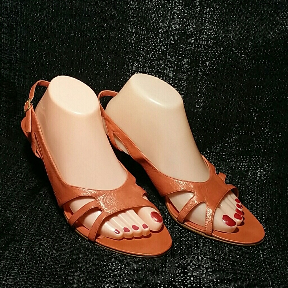 Bottega Veneta pink slingback sandals heels 10B